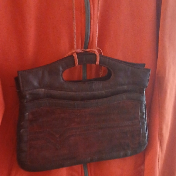 Vintage America Brown Clutch